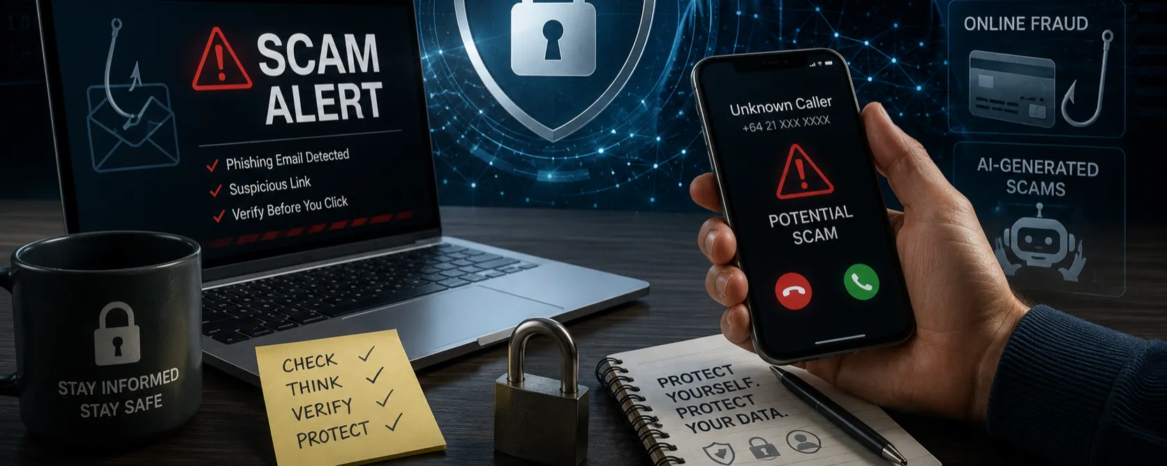 AI, Scams & Cybercrime: Staying Safe in a World of Intelligent Threats