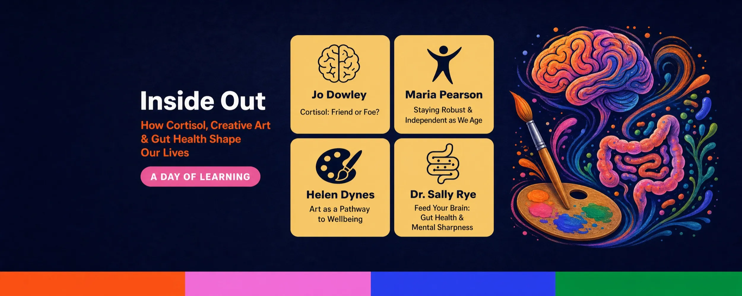 A DAY OF LEARNING: Inside Out: How Cortisol, Creative Art, and Gut Health Shape Our Lives